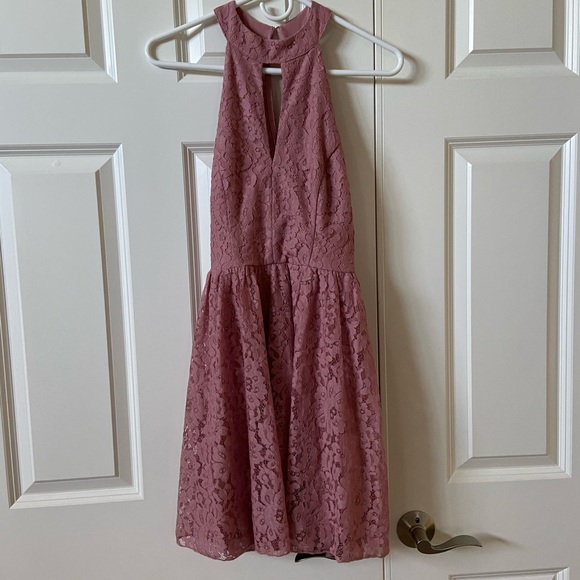 macys dusty rose dress